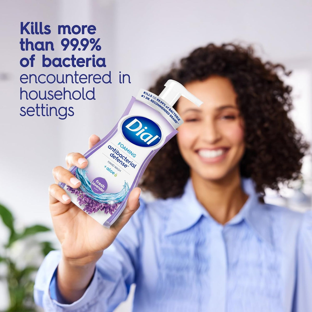 Dial antibacterial hand soap with aloe vera