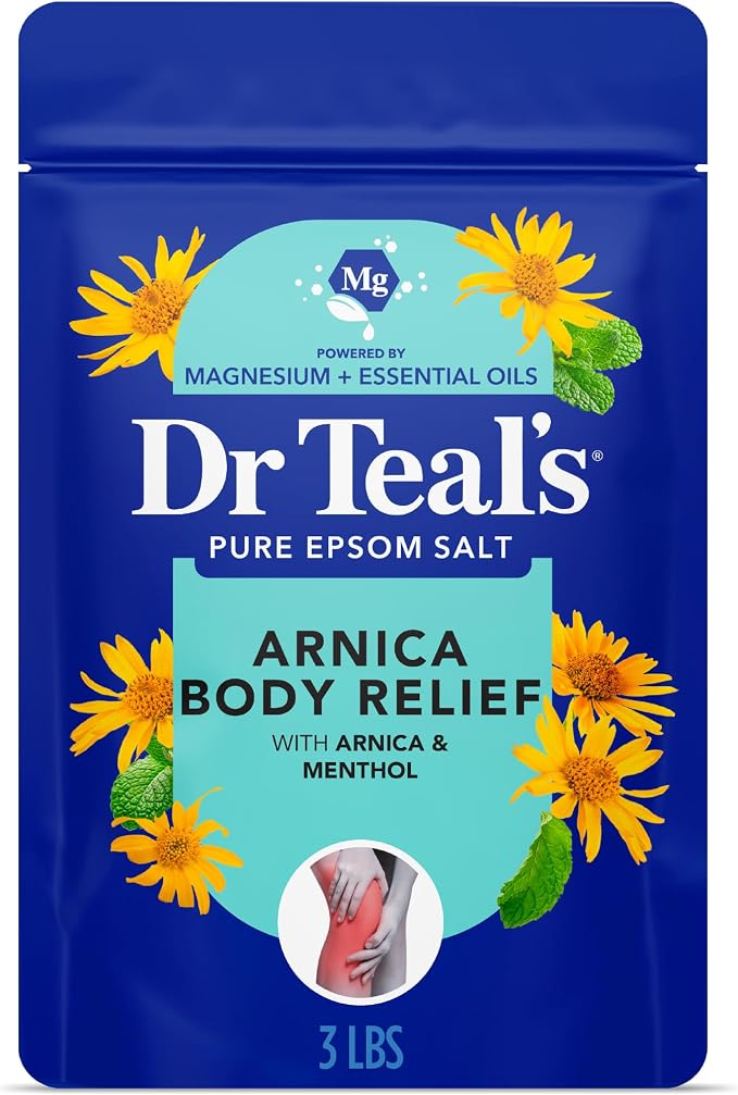 Dr Teal's Arnica Epsom Salt Magnesium Soak 3 lb bag