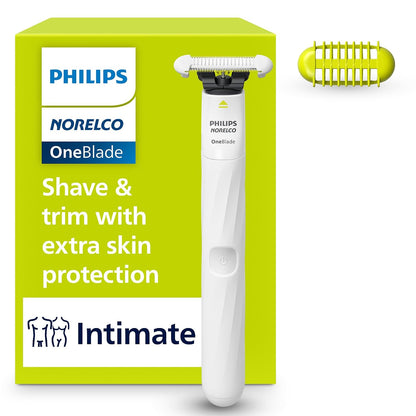 Norelco OneBlade intimate groomer with SkinProtect blade