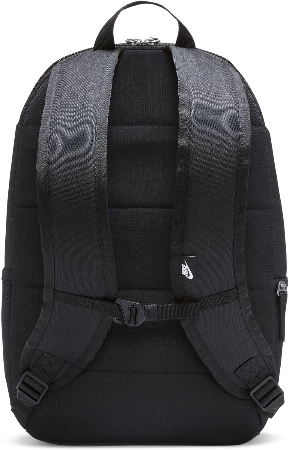 Nike black casual daypack back view