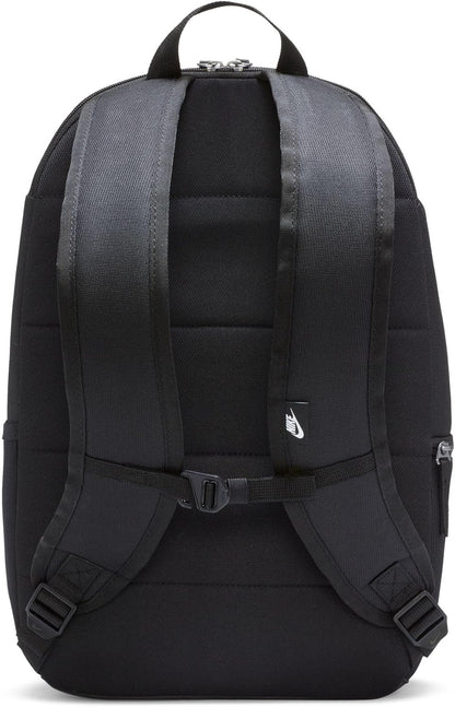 Nike black casual daypack back view