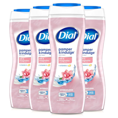 Dial Silk & Magnolia body wash with HYDRACLEAN Complex