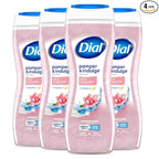 Dial Silk & Magnolia body wash, 16 fl oz, four-count pack