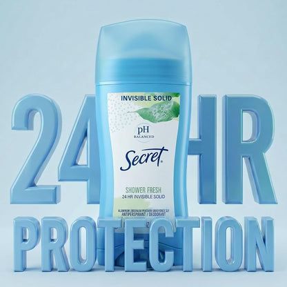 Secret Shower Fresh invisible solid stick deodorant