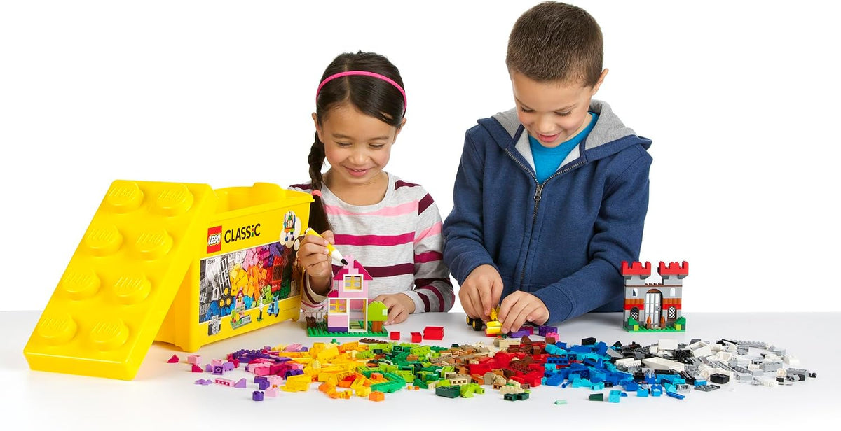 LEGO Large Creative Brick Box storage and pieces