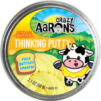 Creamy yellow butter-like thinking putty