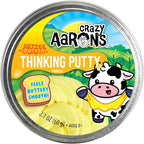 Crazy Aaron's Better Butter Thinking Putty yellow putty
