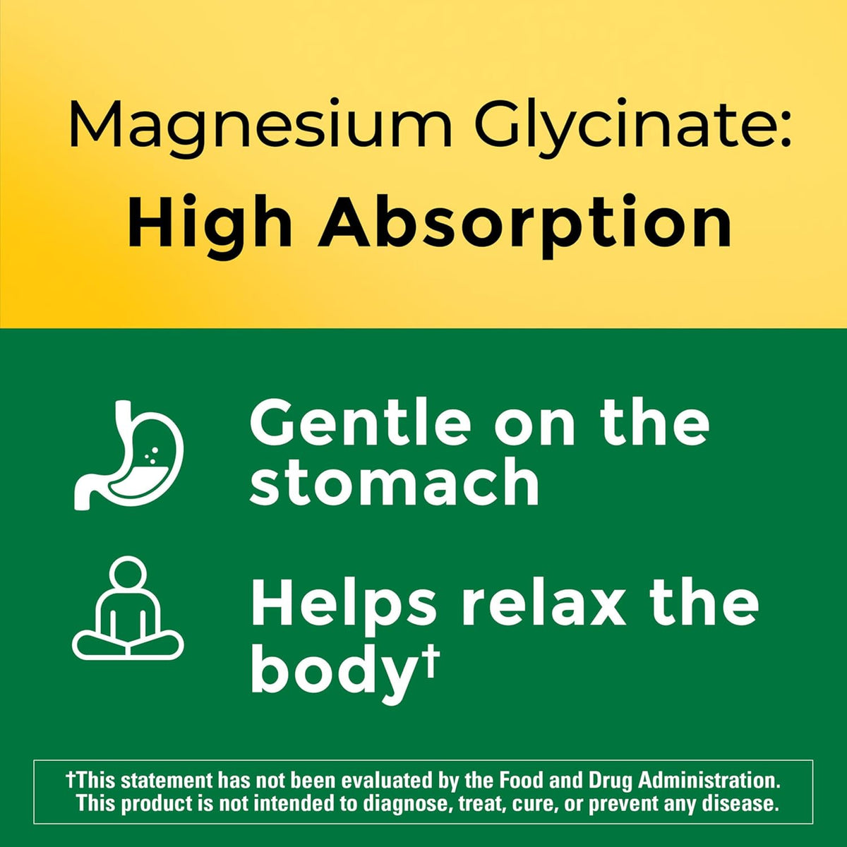 High absorption magnesium glycinate capsules by Nature Made