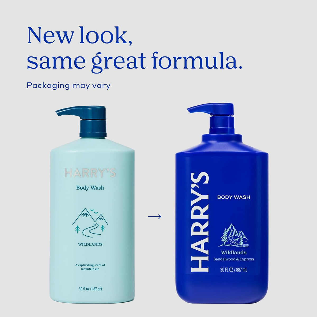 Men's body wash with sandalwood and cypress scent