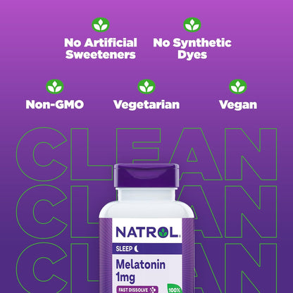 Natrol vegetarian fast dissolve sleep supplement tablets