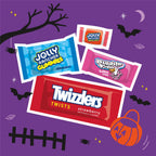 Halloween candy assortment for trick-or-treating