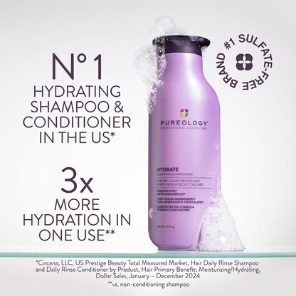 Pureology Hydrate moisturizing shampoo packaging
