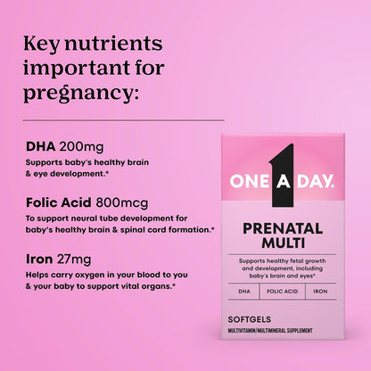 ONE A DAY pregnancy vitamins for women