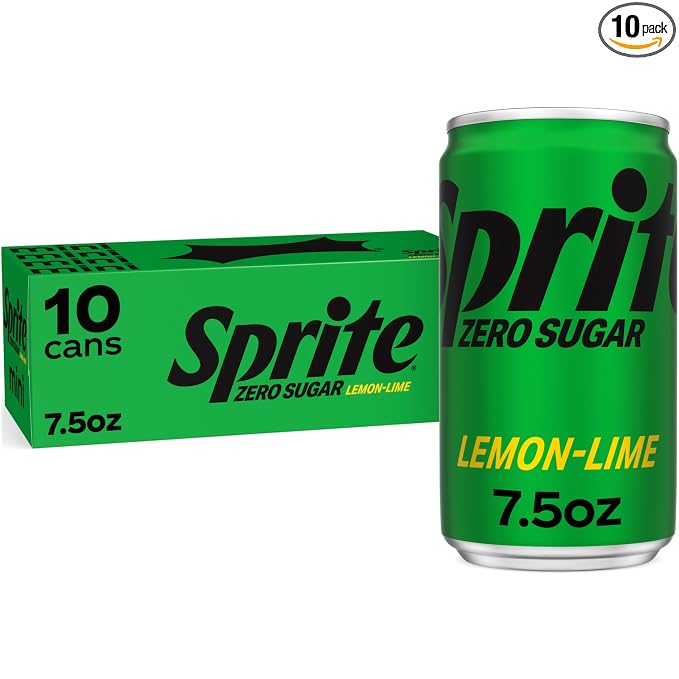 Sprite Zero Sugar Lemon-Lime Soda mini cans 10 pack