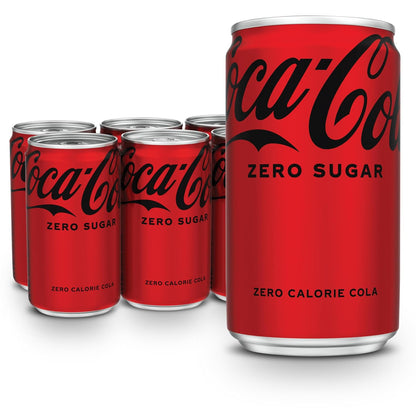 Coca-Cola Zero Sugar soda soft drink cans
