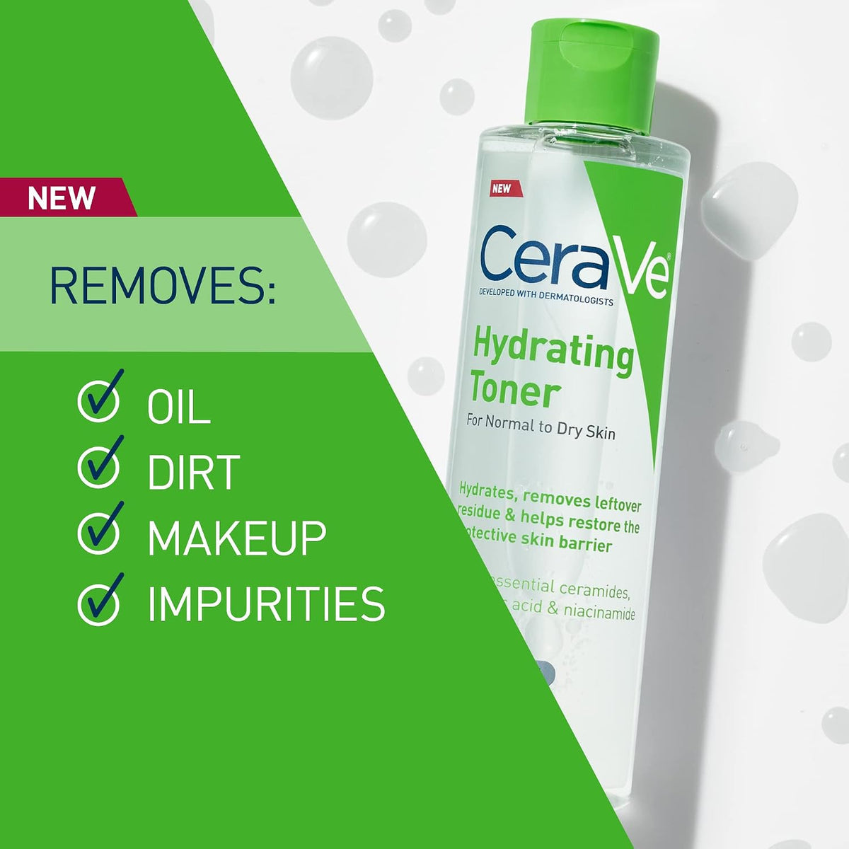 Fragrance-free non-comedogenic CeraVe facial toner