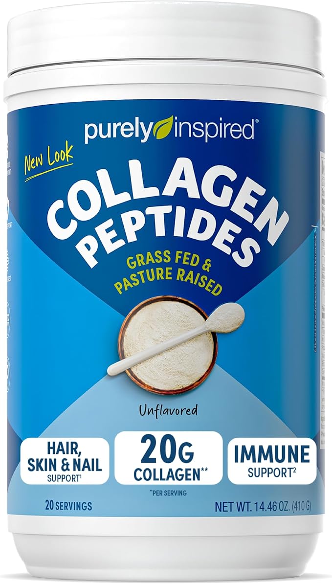 Purely Inspired unflavored collagen powder container