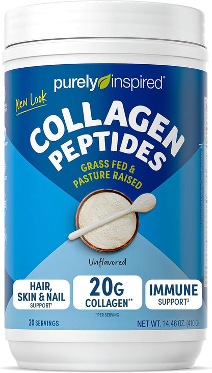Purely Inspired unflavored collagen powder container