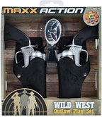 Maxx Action Wild West Outlaw toy cap pistol play set