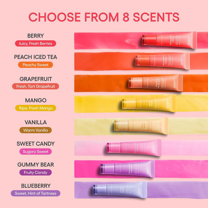Moisturizing lip balm for soft glossy lips