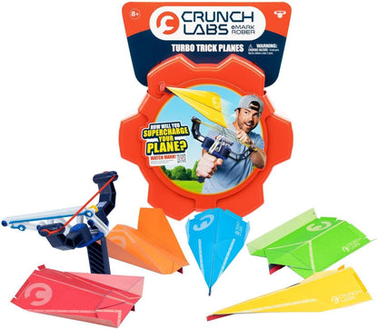 Paper airplane construction kit for hands-on play