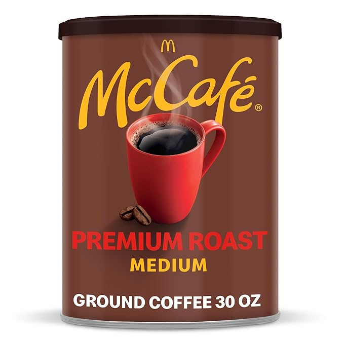 McCafe Premium Roast medium roast ground coffee 30 oz canister