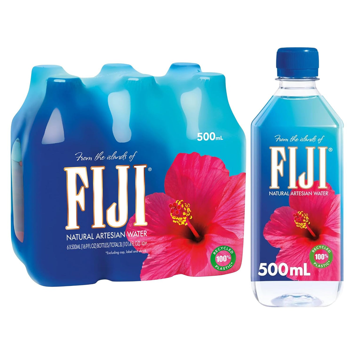 FIJI bottled water 16.9 fl oz bottles