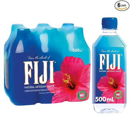 FIJI Natural Artesian Water 500 mL 6 pack