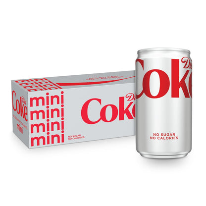 Diet Coke mini cans diet soda multipack