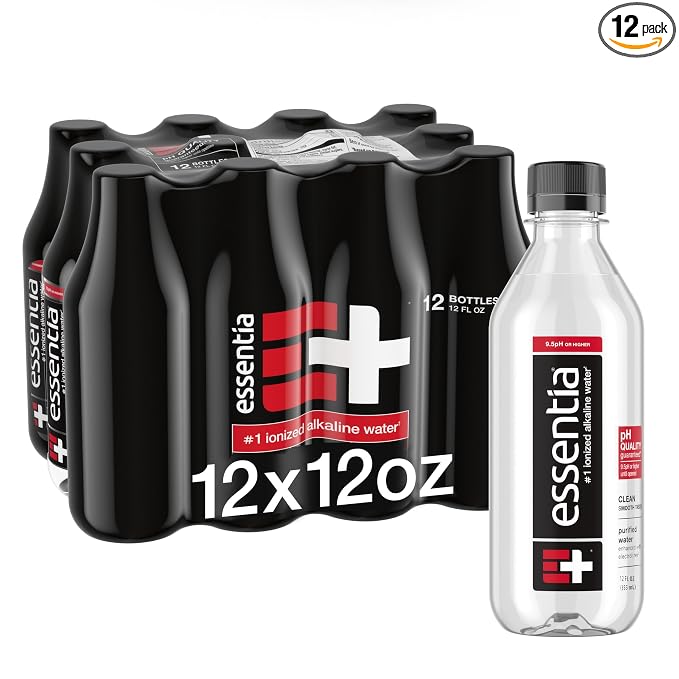 Essentia ionized alkaline water 12 pack bottles