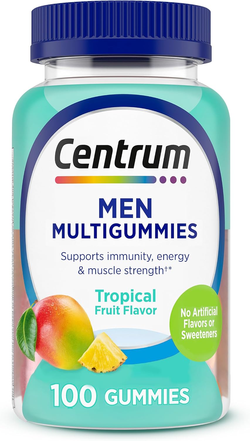 Centrum men's multivitamin gummies tropical fruit flavor