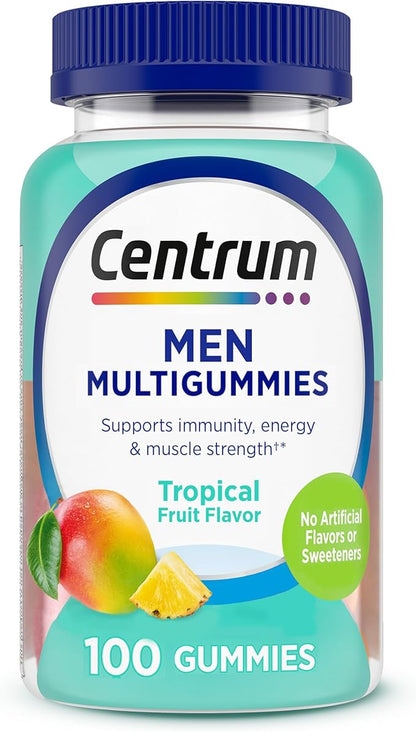 Centrum MultiGummies for Men 100 count bottle