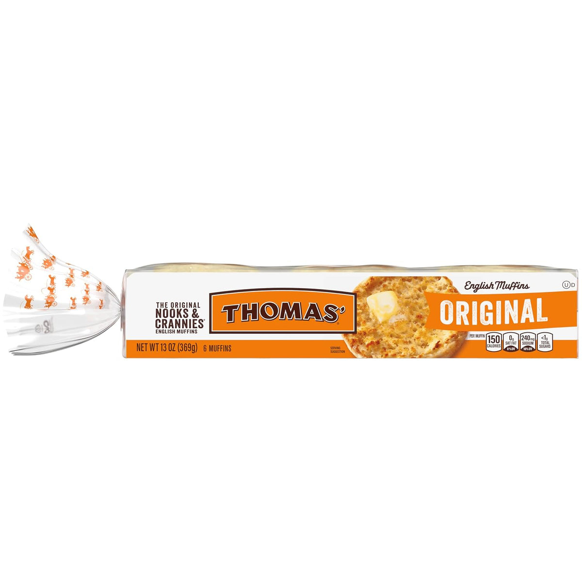 13 oz package of Thomas' English muffins