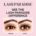 Soft wavy bristle brush mascara applicator close-up