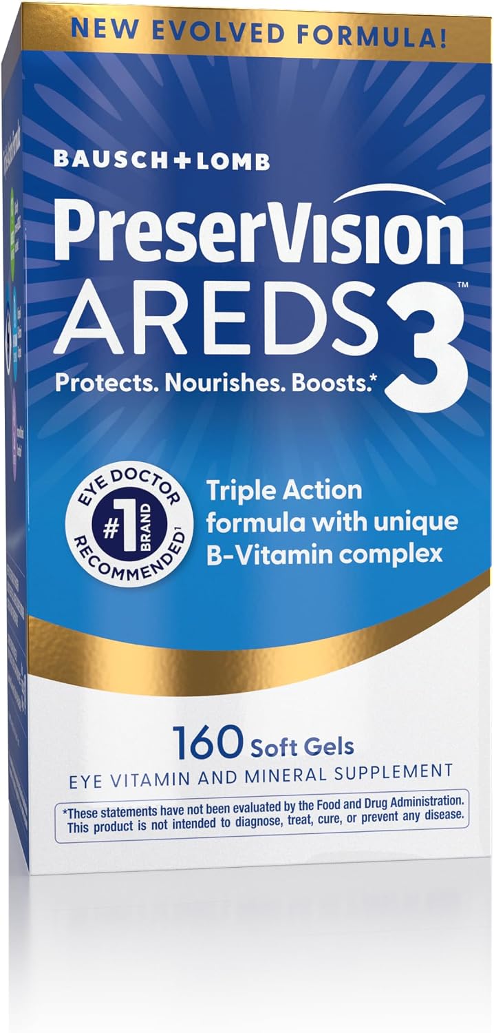 PreserVision AREDS3 AREDS2 formula eye supplement