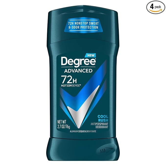Degree Men Cool Rush antiperspirant deodorant four-pack