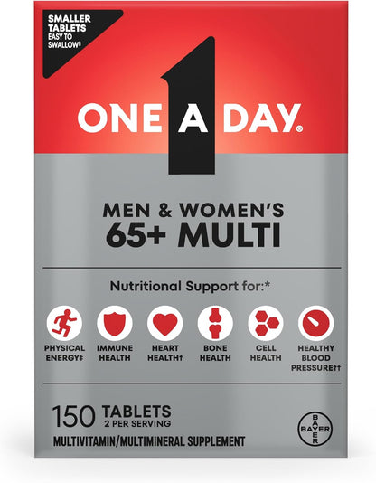 ONE A DAY 65+ multivitamin for men and women