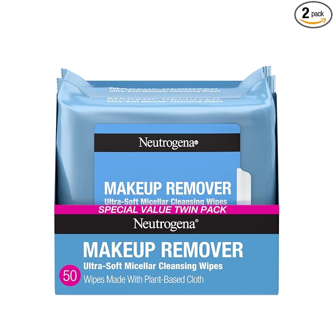 Neutrogena micellar makeup remover wipes 2 pack