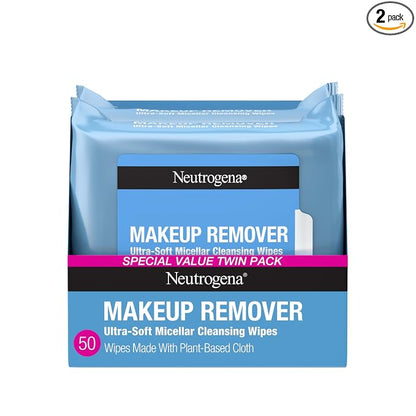 Neutrogena micellar makeup remover wipes 2 pack