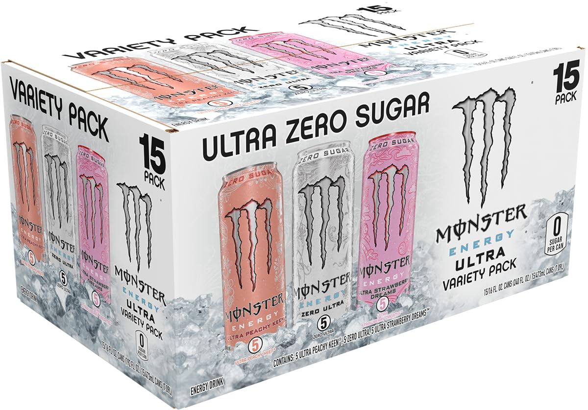 Monster Ultra Strawberry Dreams energy drink variety