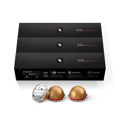 Nespresso Vertuo decaf single-serve capsules