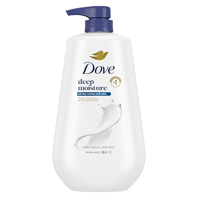 Dove Deep Moisture sulfate free body wash pump