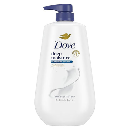 Dove Deep Moisture sulfate free body wash pump