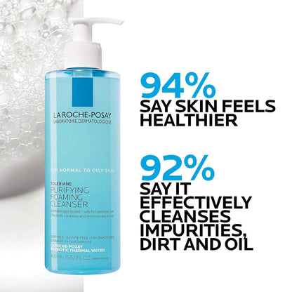 Toleriane purifying foaming cleanser for daily face care