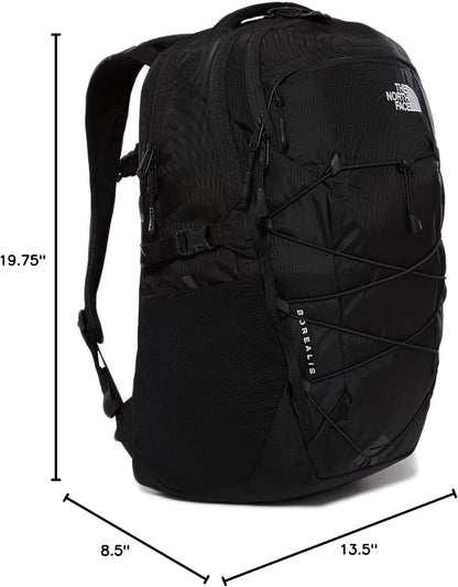 The North Face TNF Black Borealis Backpack full profile
