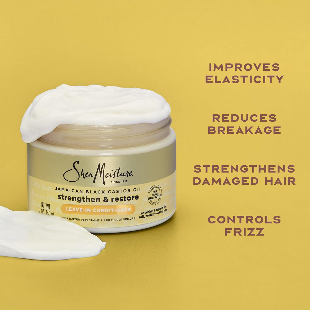 Shea Moisture curl conditioner with shea butter and peppermint