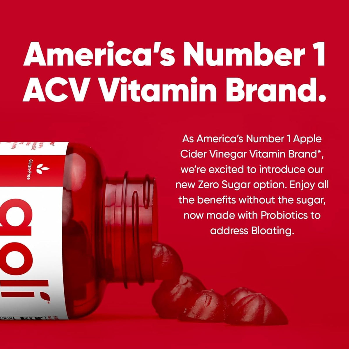 Vegan keto-friendly gluten-free ACV gummies