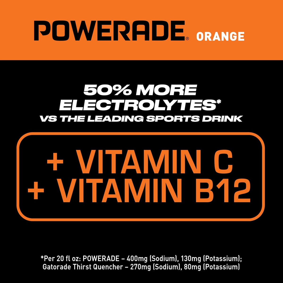 POWERADE Orange 8 pack bottled beverage