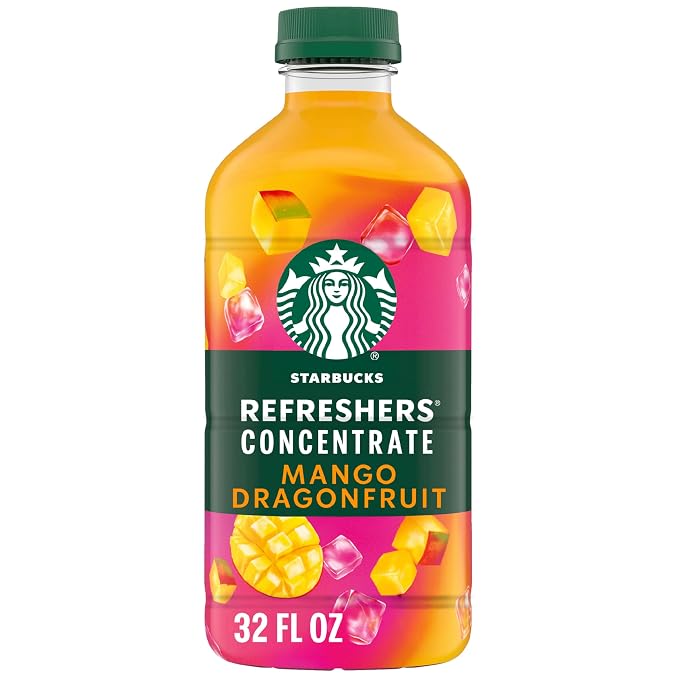 Starbucks Mango Dragonfruit Refreshers Concentrate 32 fl oz bottle