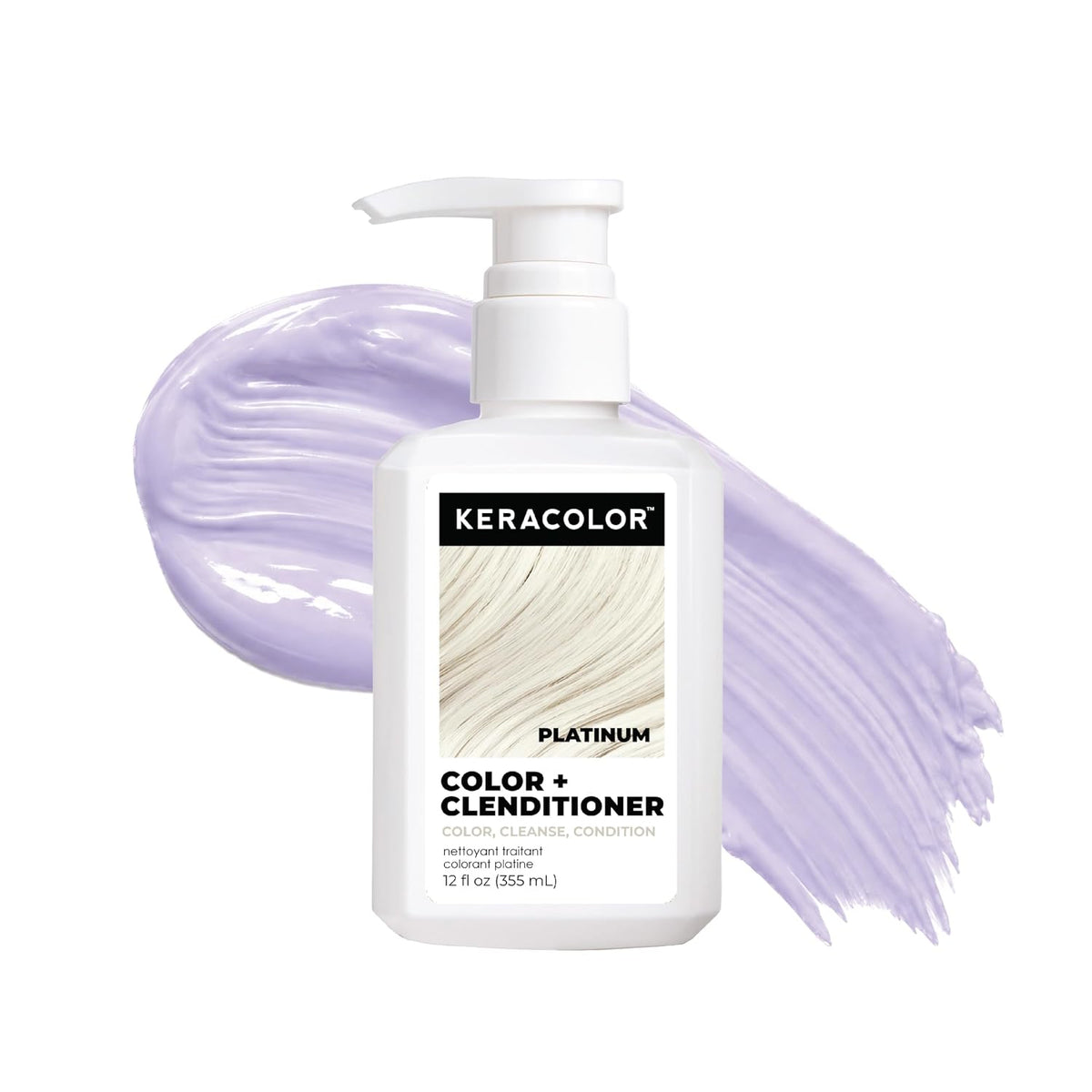Keracolor hair color conditioner bottle front view